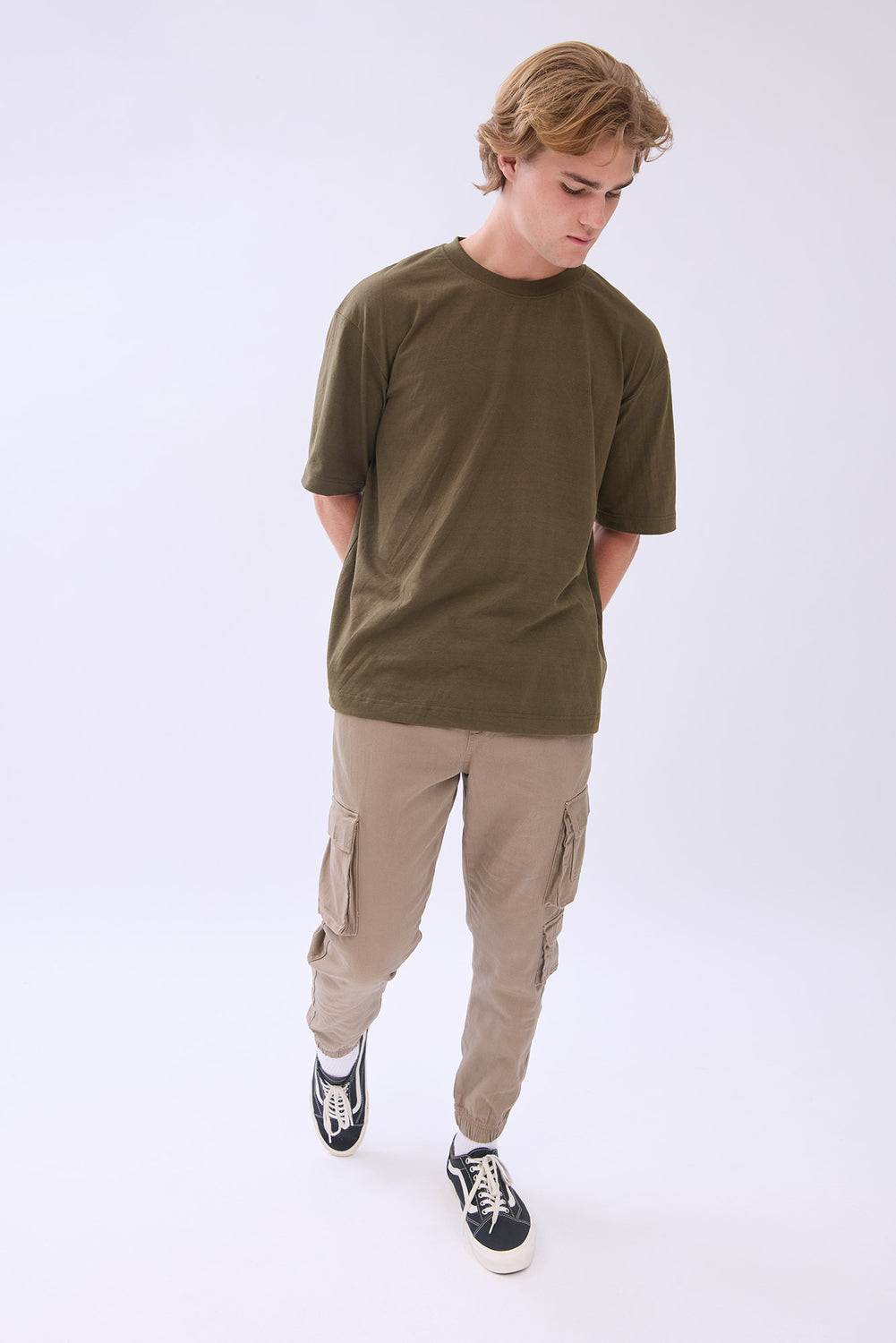 Jogger cargo coupe ample Arsenic homme Jogger cargo coupe ample Arsenic homme