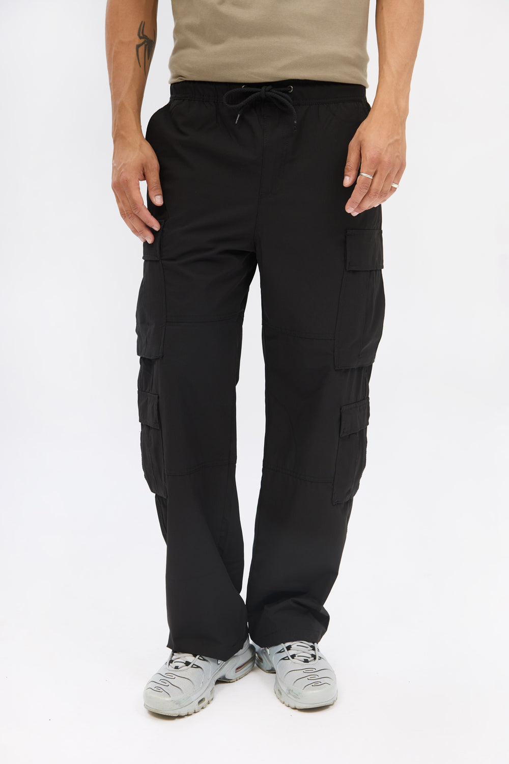 Pantalon cargo en parachute ripstop Arsenic homme Pantalon cargo en parachute ripstop Arsenic homme