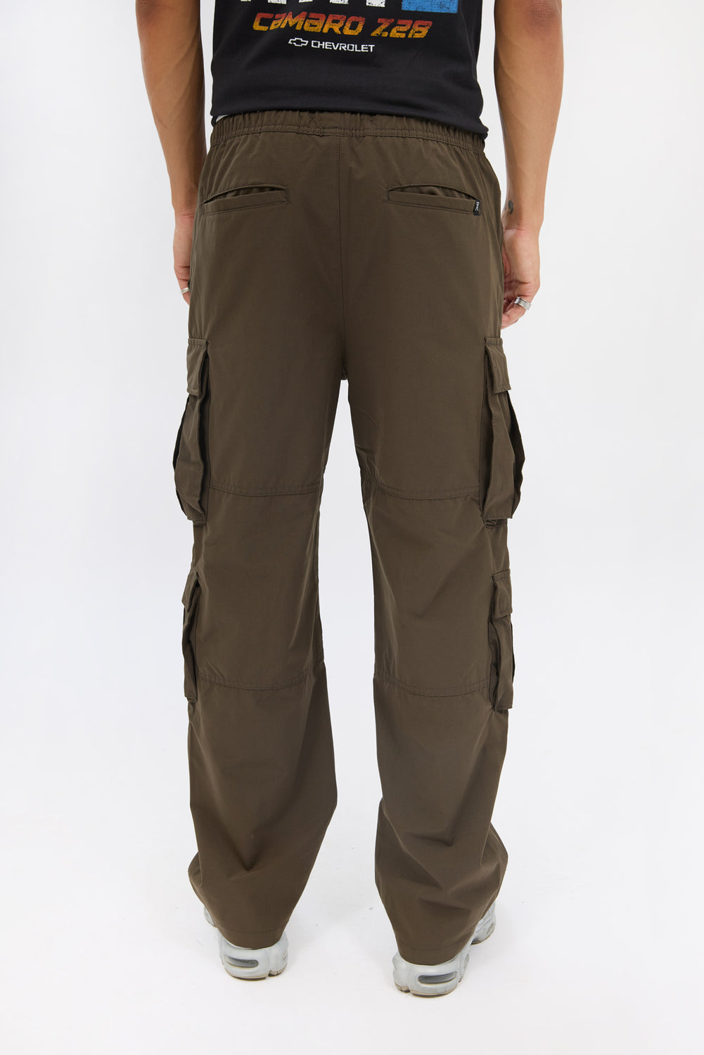 Pantalon cargo en parachute ripstop Arsenic homme Pantalon cargo en parachute ripstop Arsenic homme