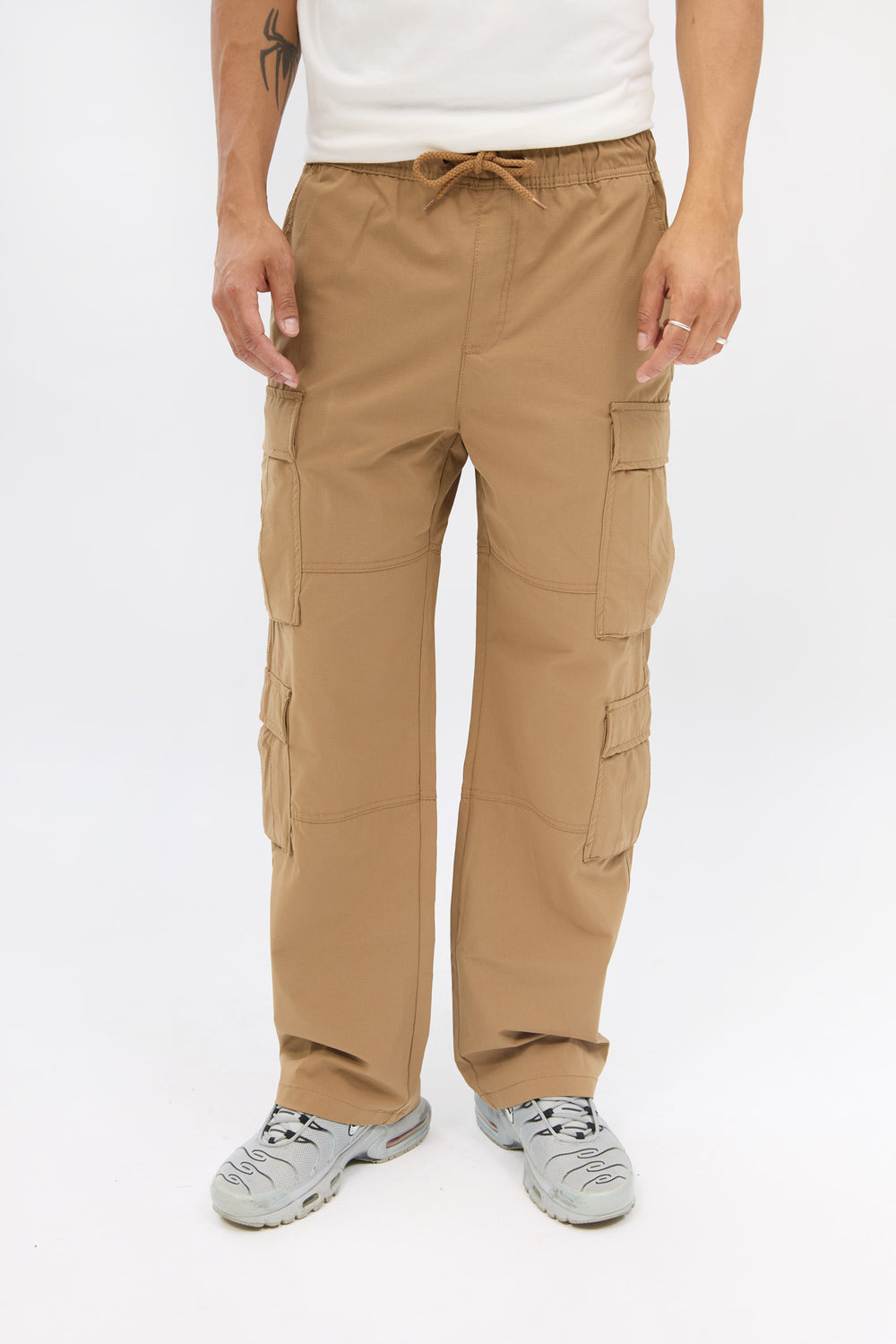 Pantalon cargo en parachute ripstop Arsenic homme Pantalon cargo en parachute ripstop Arsenic homme