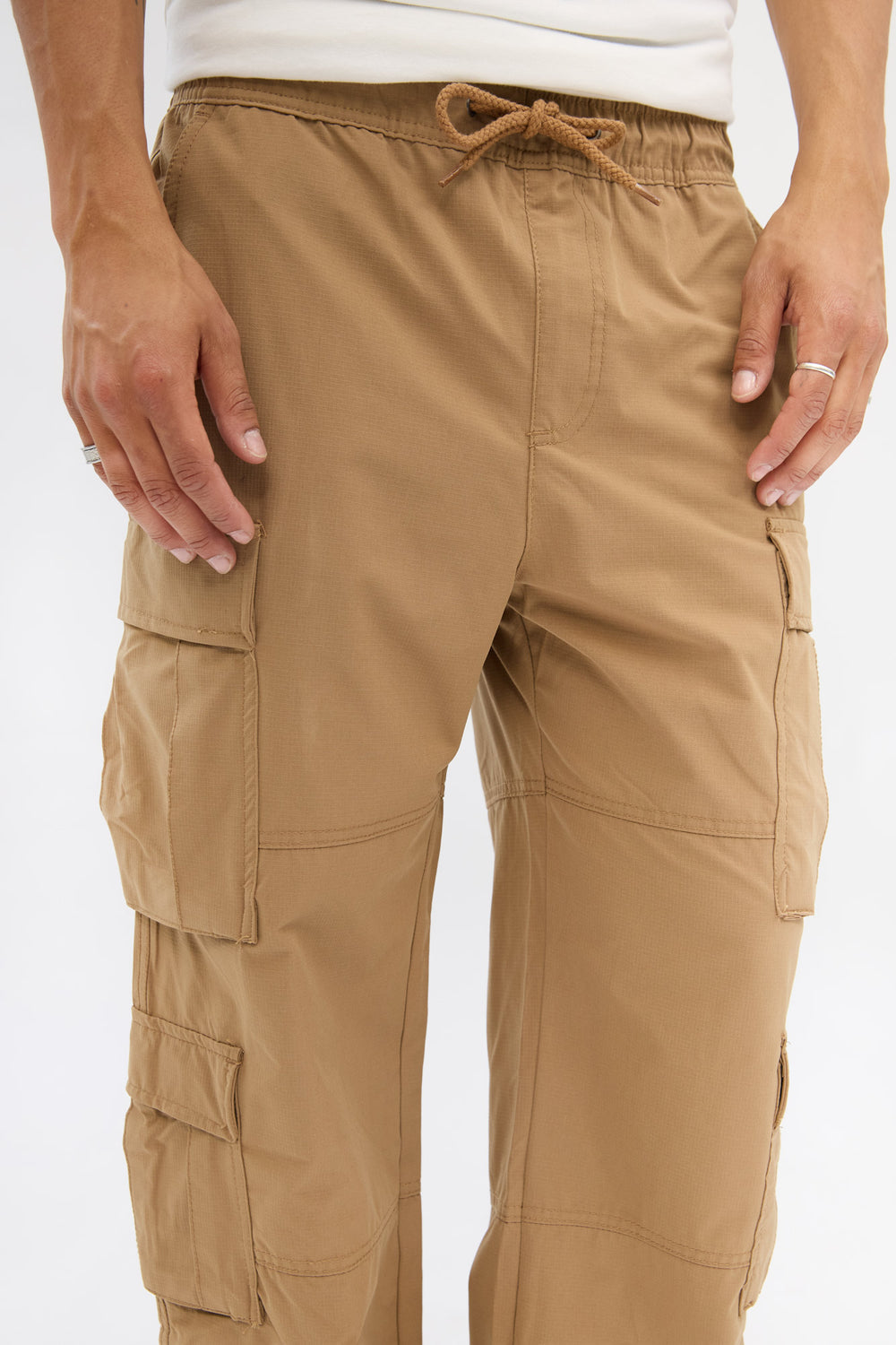 Pantalon cargo en parachute ripstop Arsenic homme Pantalon cargo en parachute ripstop Arsenic homme