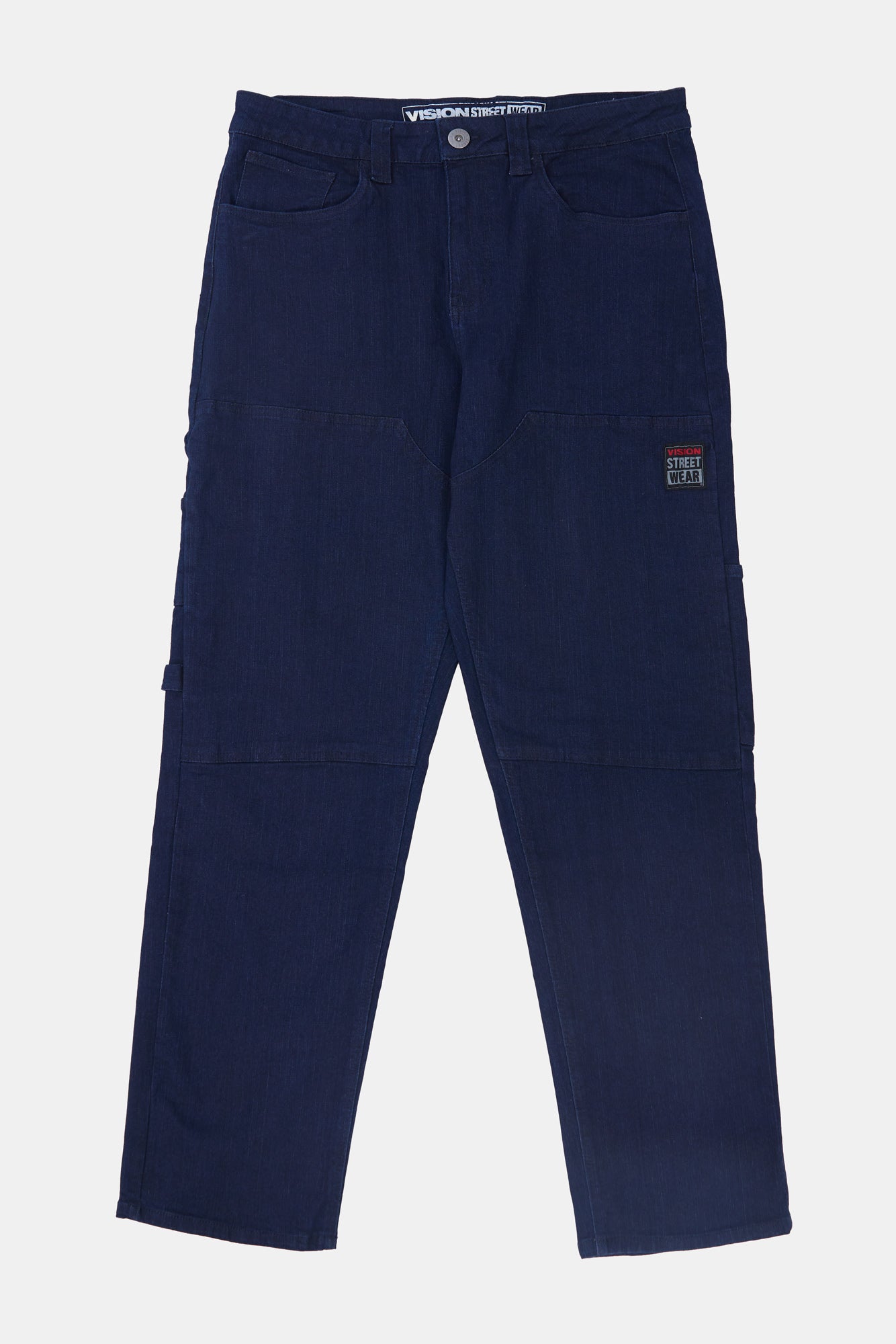 Vision Street Wear Mens Denim Carpenter Pant - Rinse /