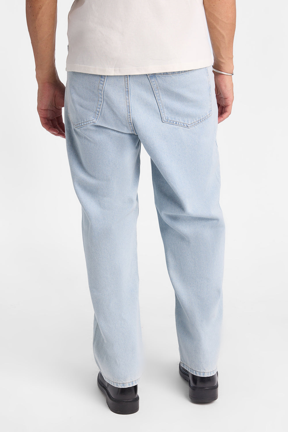Mens Baggy Light Stonewash Jeans Mens Baggy Light Stonewash Jeans
