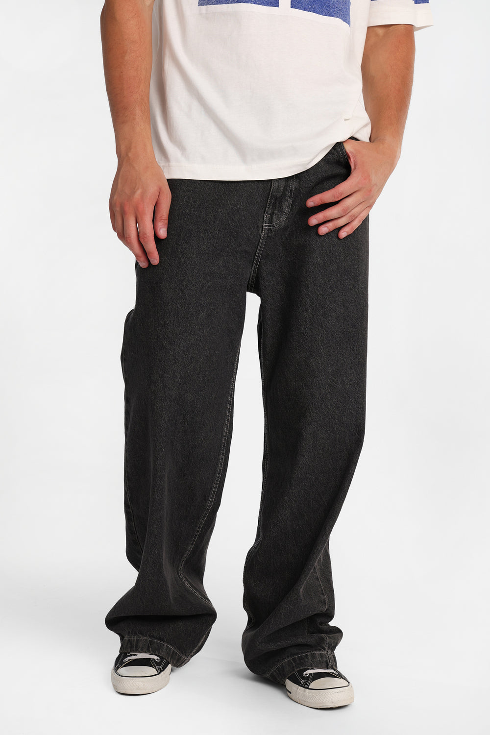Washed Black Ultra-Baggy Jeans Washed Black Ultra-Baggy Jeans