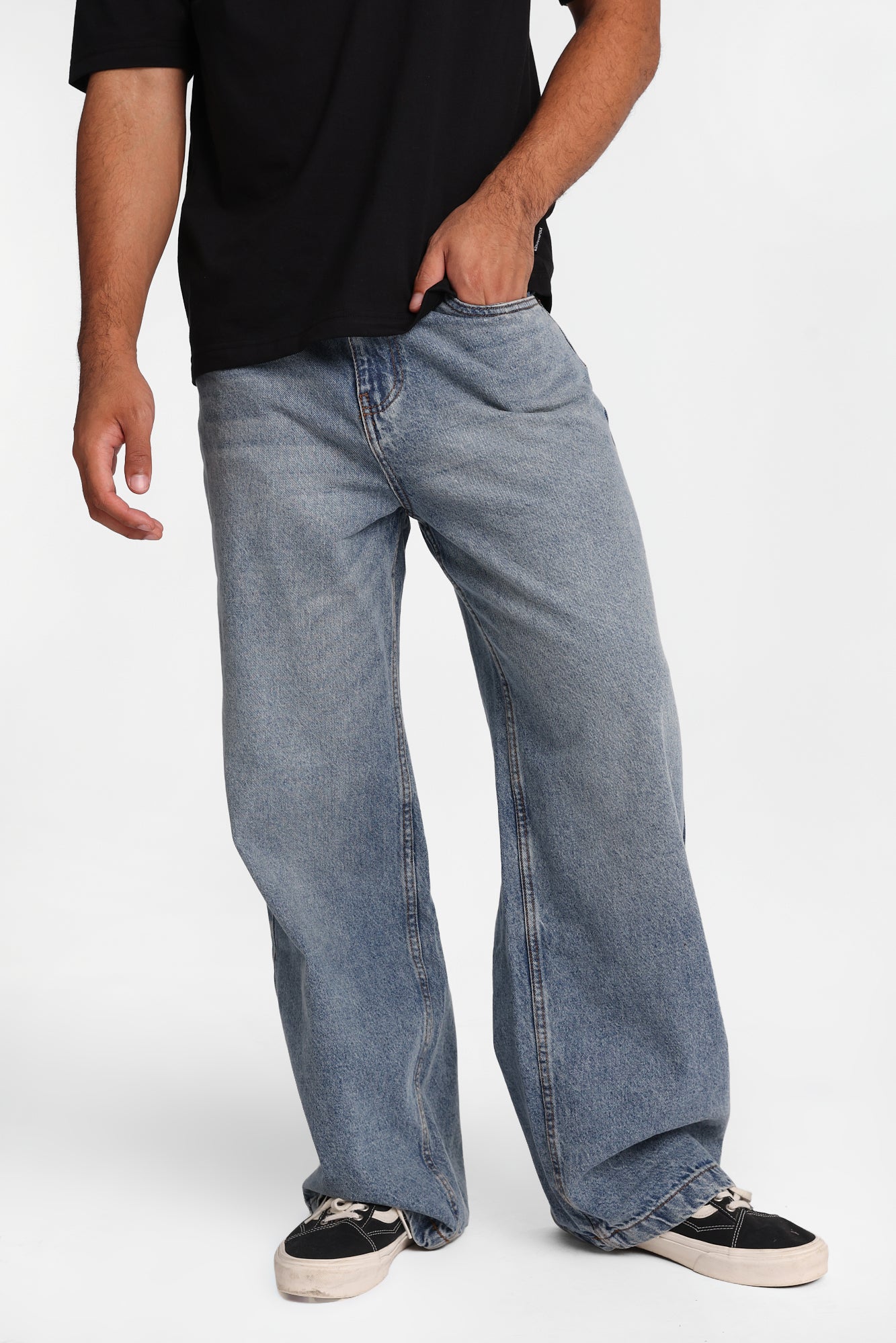 Ultra Baggy Jeans - Medium Blue /