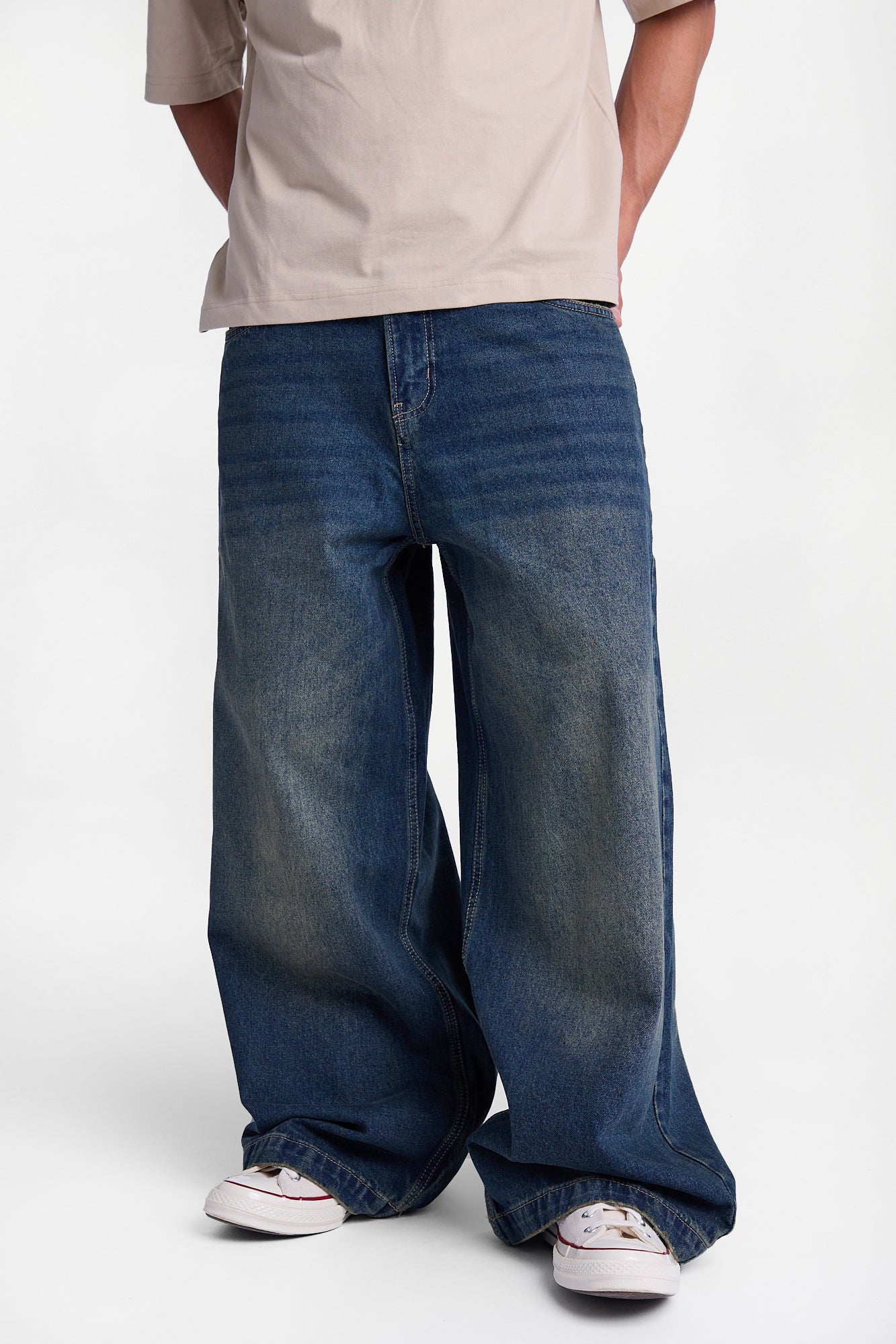 Big Baggy Jeans - Rinse Denim /