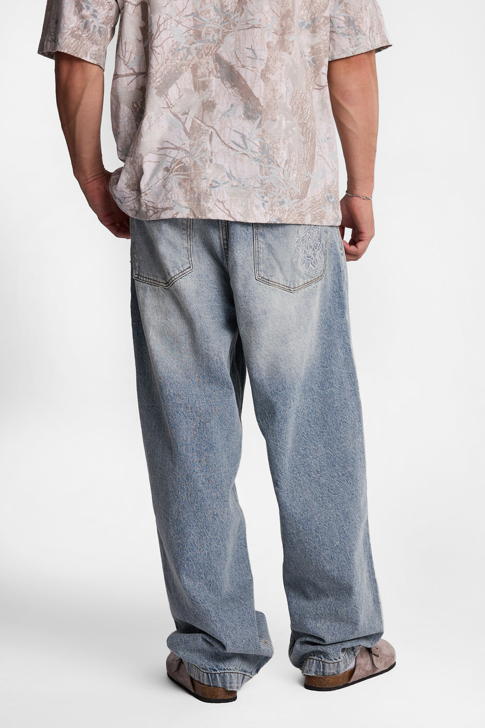 Embroidered Skater Jeans Embroidered Skater Jeans