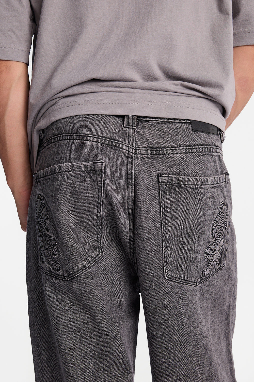 Tiger Embroidered Skater Jeans Tiger Embroidered Skater Jeans