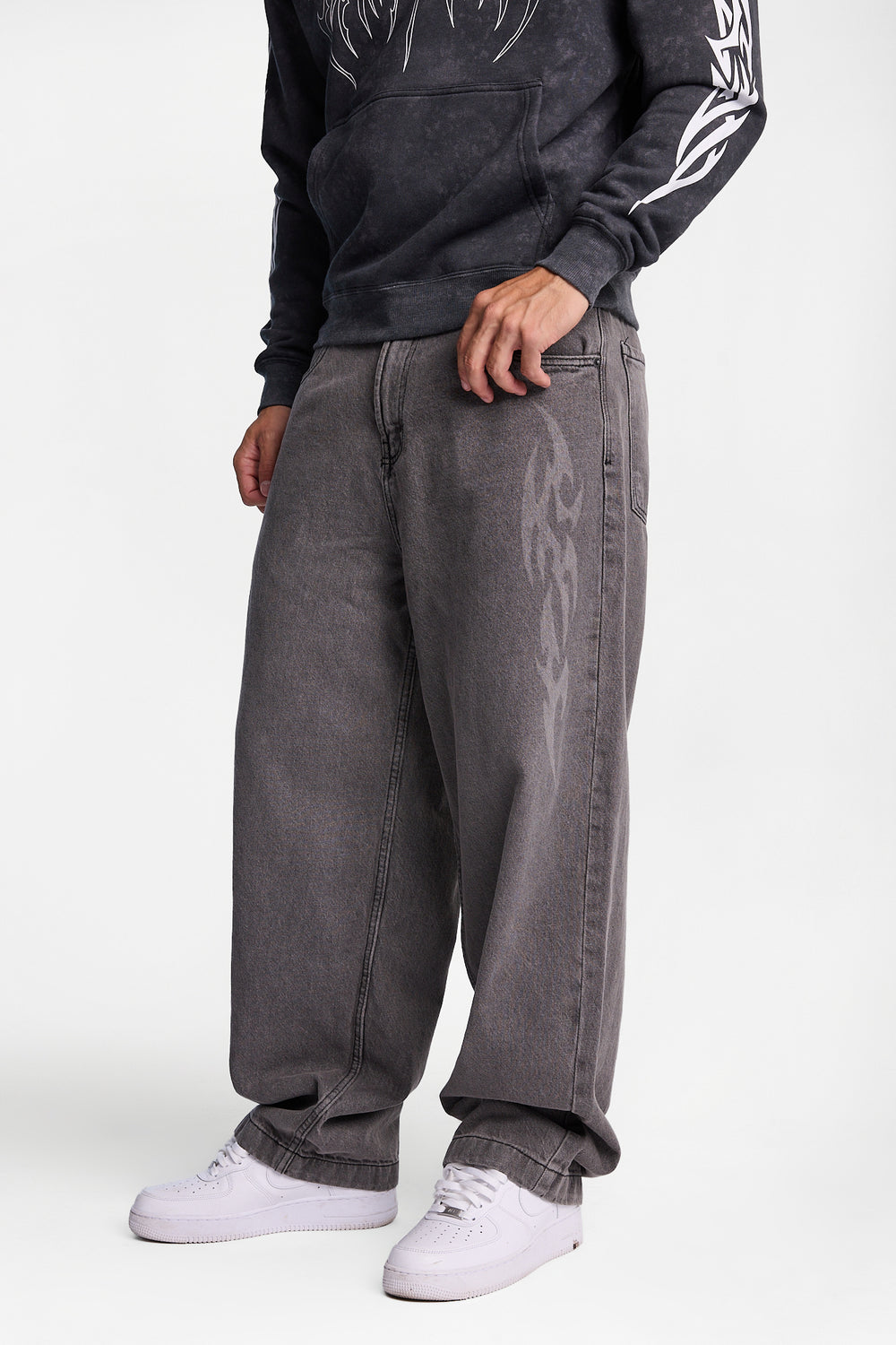 Laser Print Skater Jeans Laser Print Skater Jeans