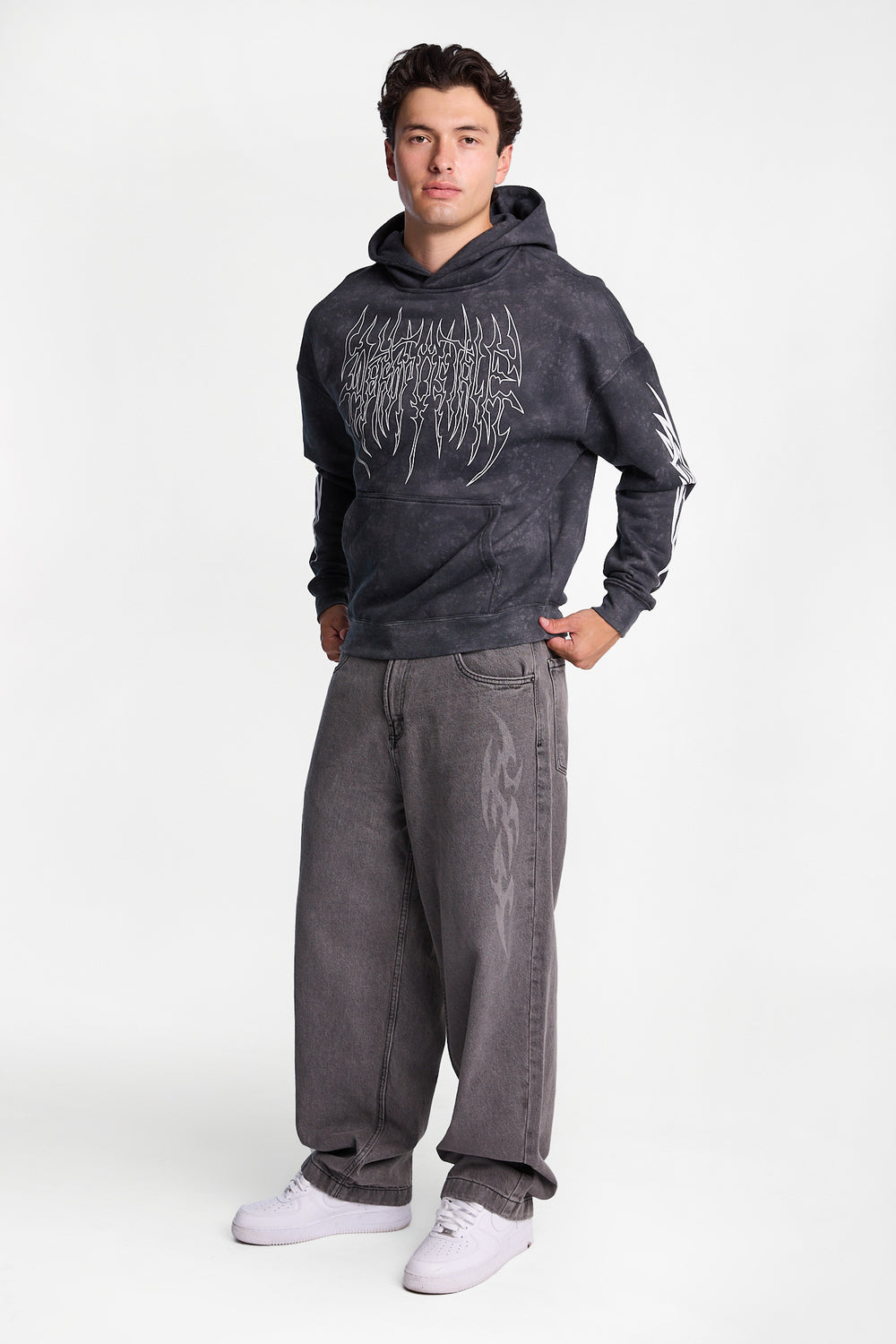 Laser Print Skater Jeans Laser Print Skater Jeans