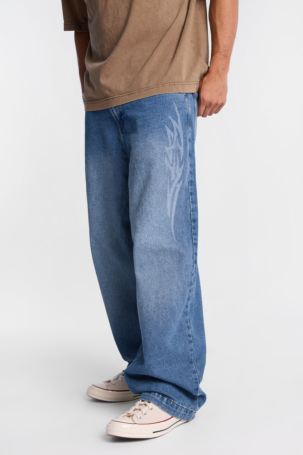 Laser Print Skater Jeans Laser Print Skater Jeans