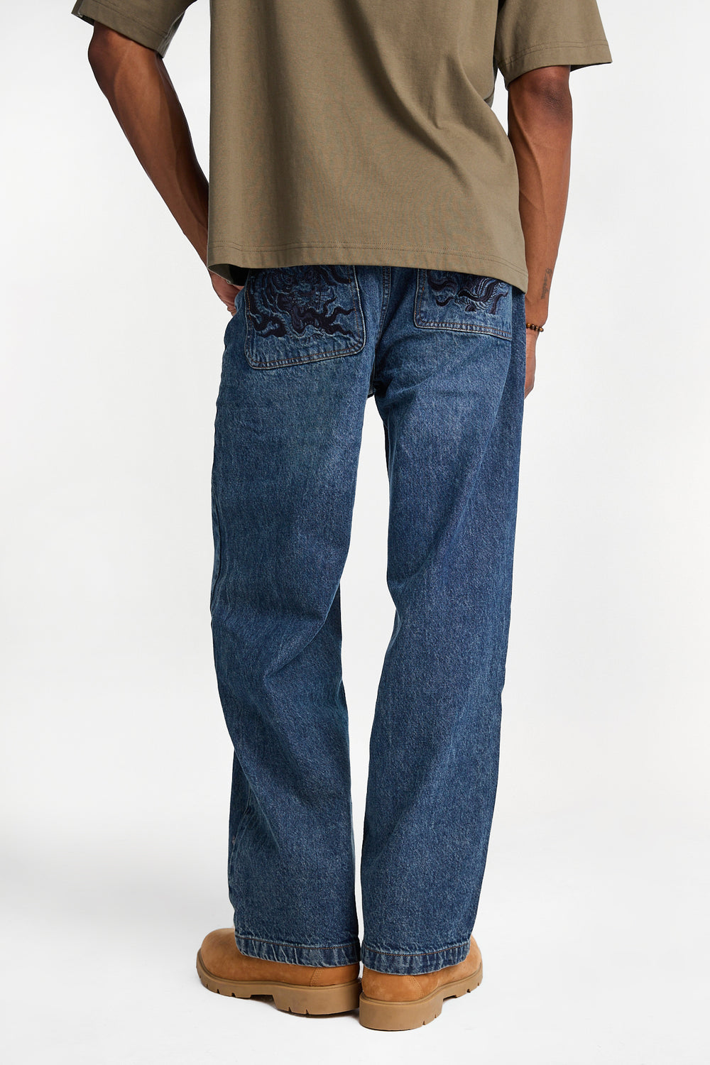 Ultra Baggy Embroidered Jeans Ultra Baggy Embroidered Jeans