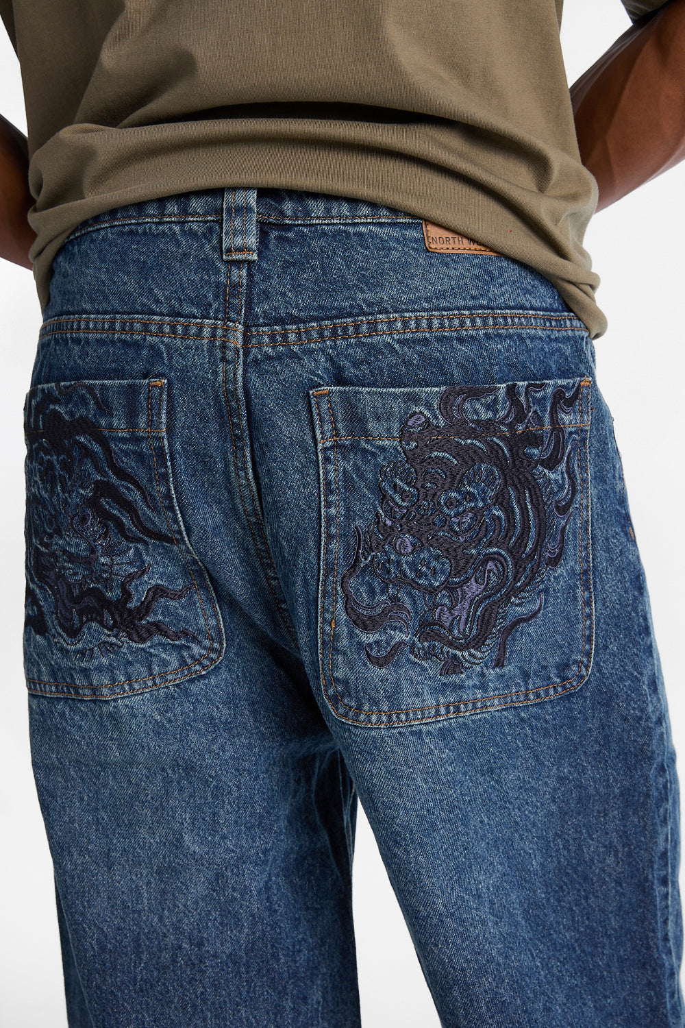 Ultra Baggy Embroidered Jeans Ultra Baggy Embroidered Jeans