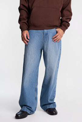 Star Embroidered Ultra-Baggy Jeans