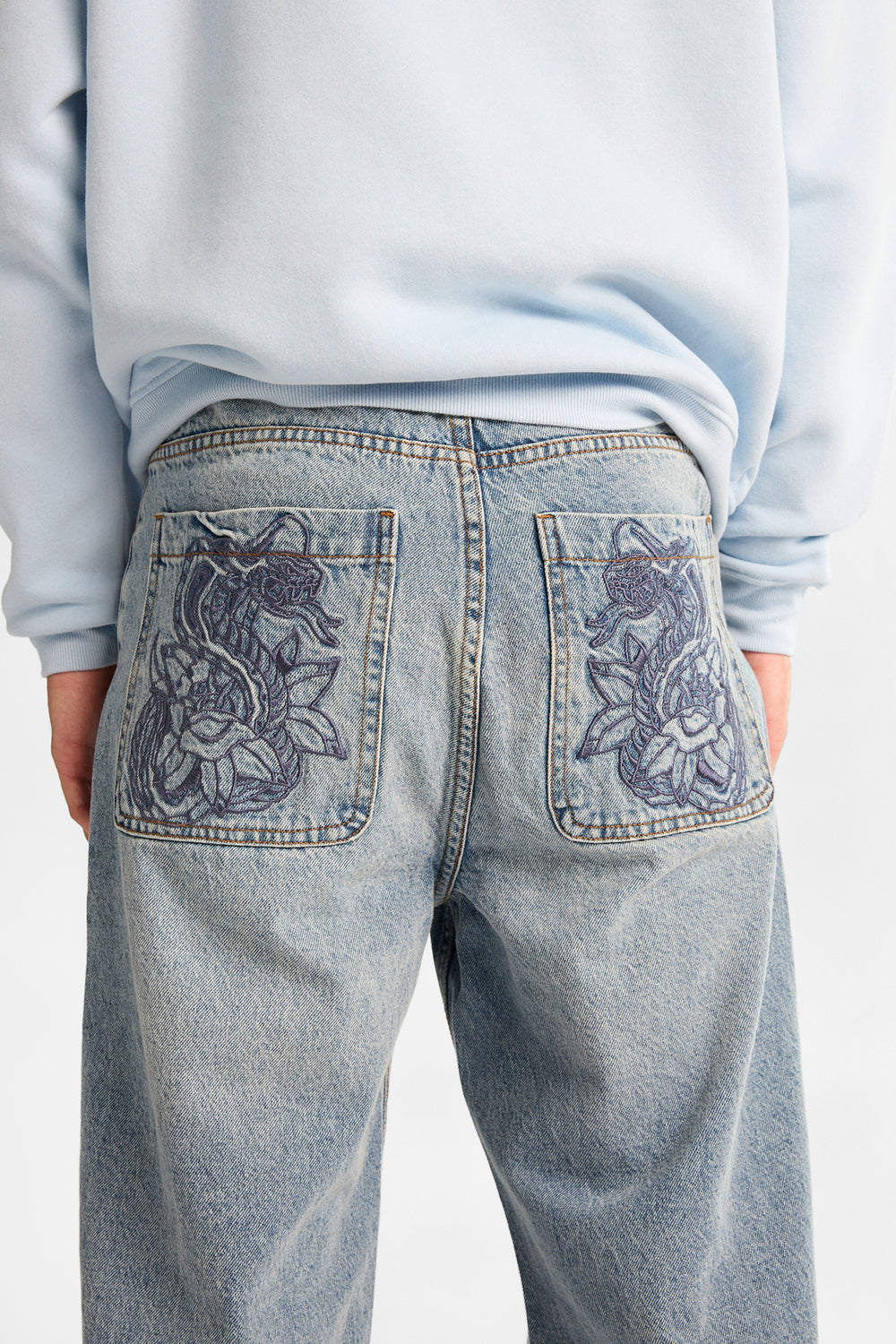 Ultra Baggy Embroidered Jeans Ultra Baggy Embroidered Jeans