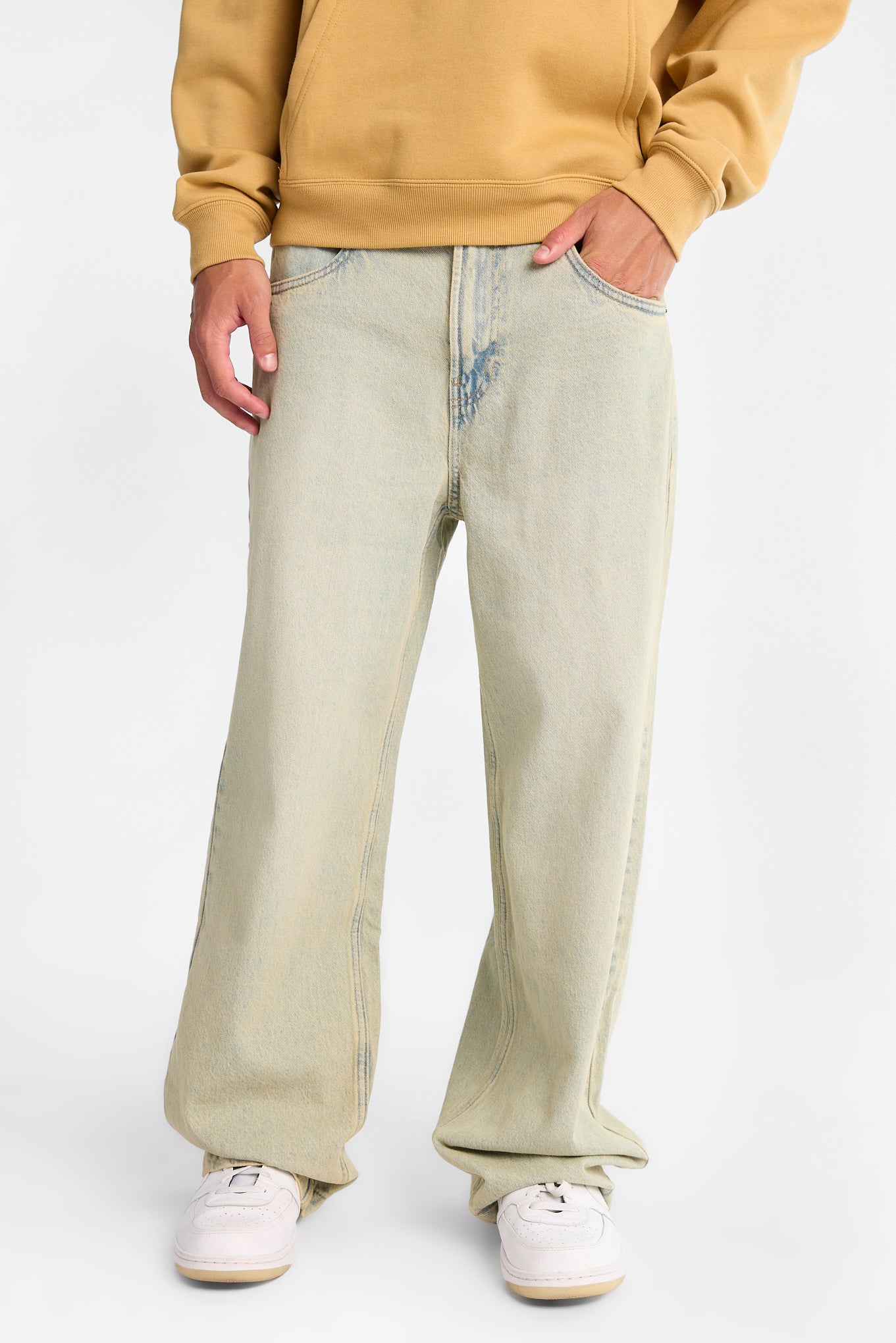 Ultra Baggy Tinted Jeans - Light Denim Blue /