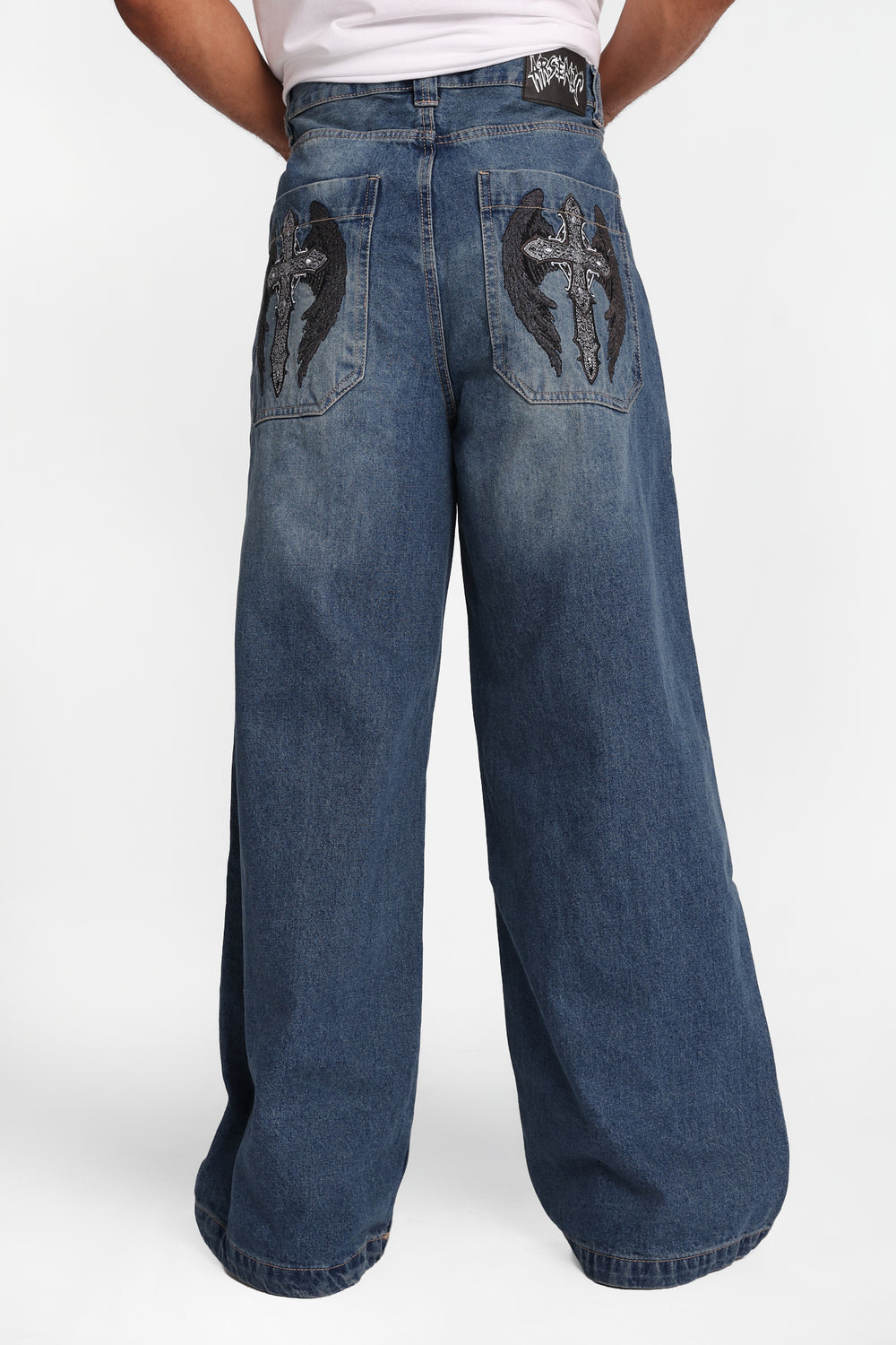 Jean ultra ample brodé Arsenic Jean ultra ample brodé Arsenic