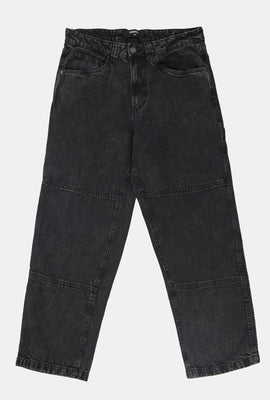 Arsenic Mens Black Carpenter Jeans