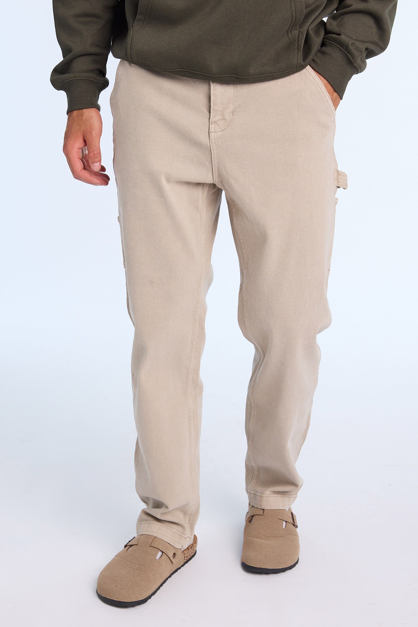 Mens Light Brown Carpenter Jeans - /
