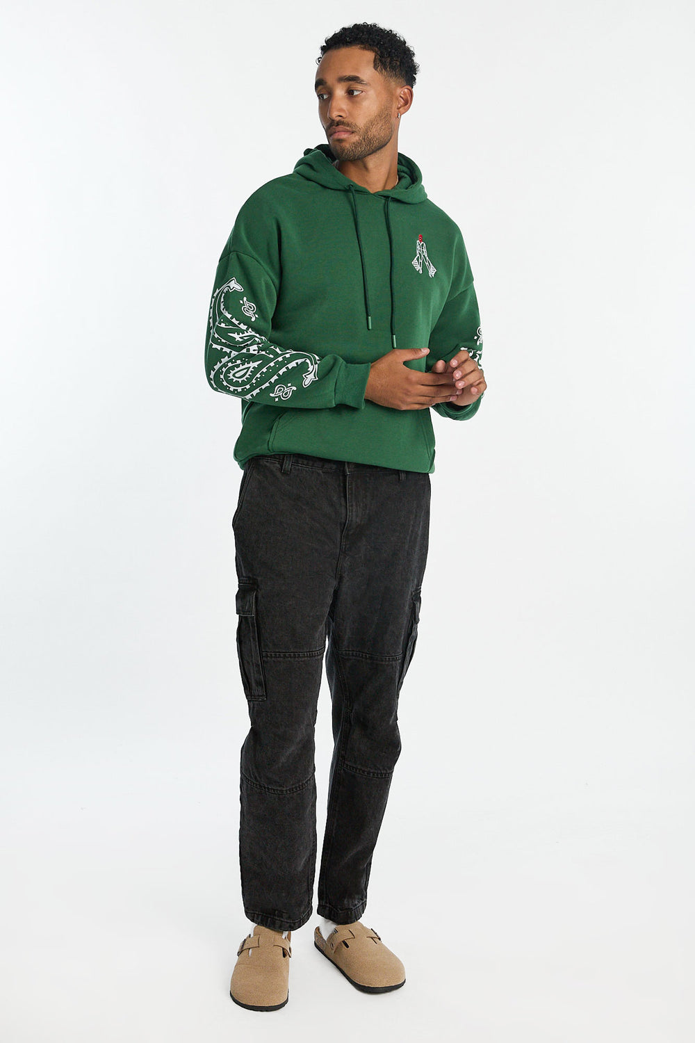 Jean cargo délavé noir homme Jean cargo délavé noir homme