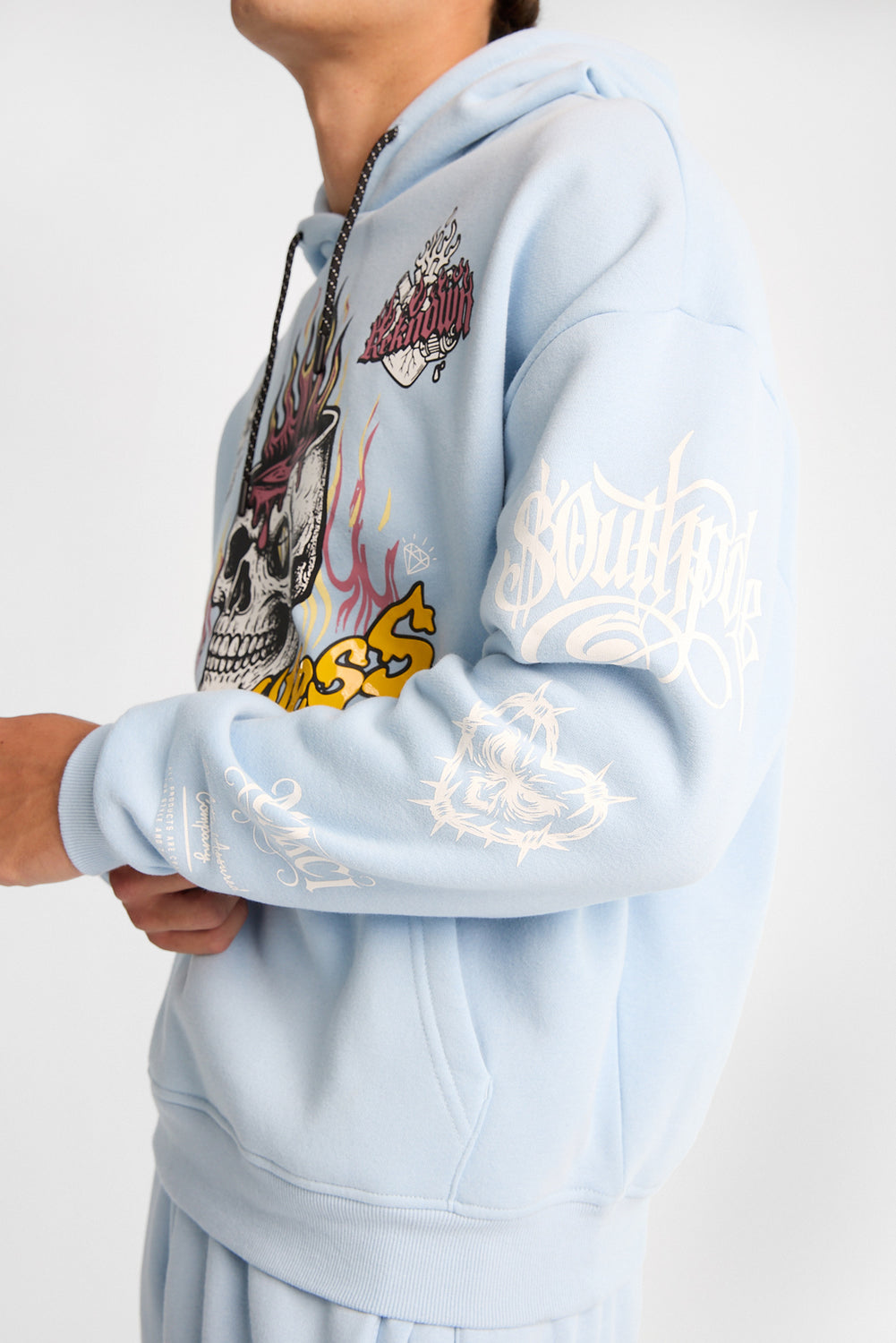 Southpole Ruthless Skull Graphic Hoodie Southpole Ruthless Skull Graphic Hoodie