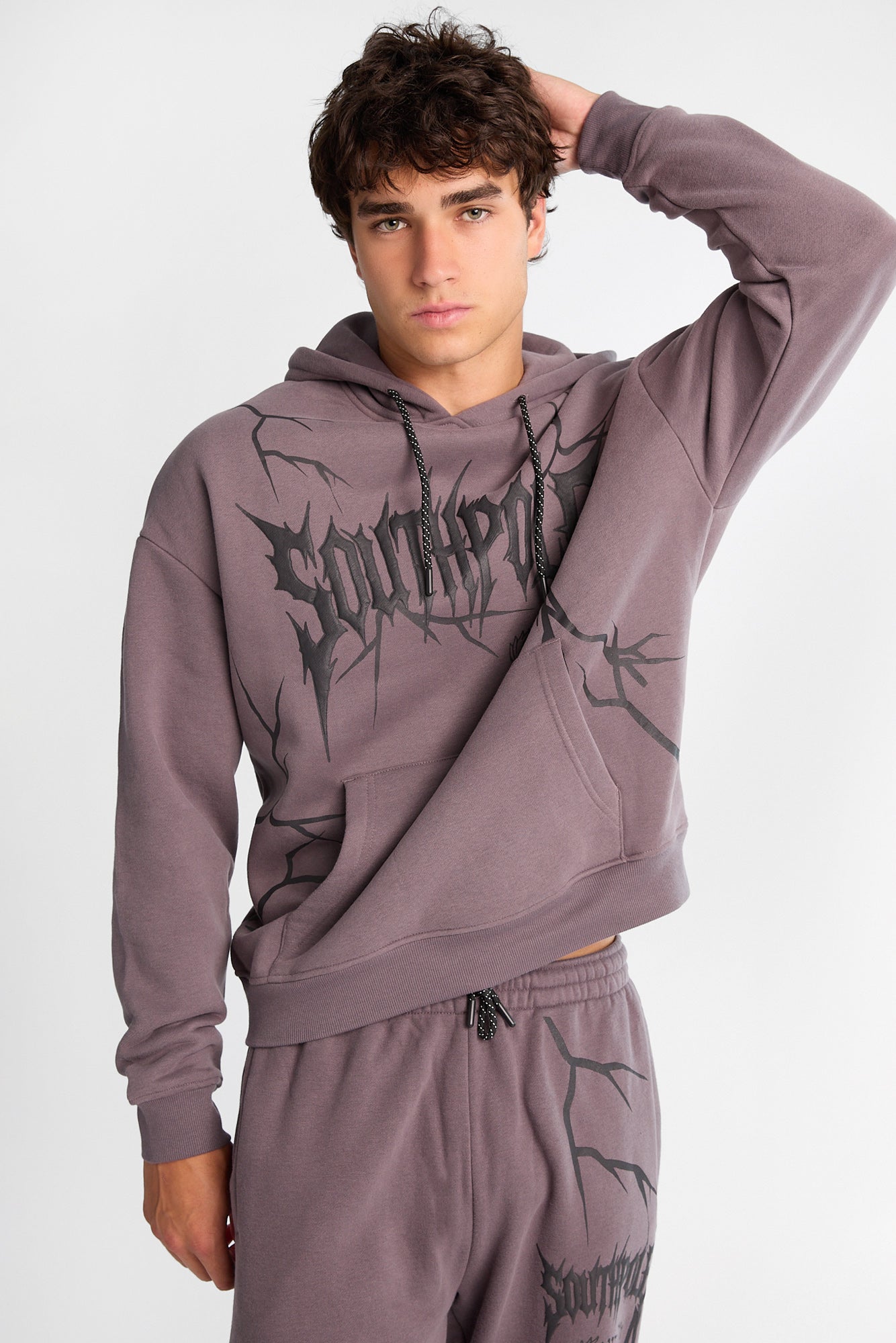 Southpole Gothic Puff Graphic Hoodie - /