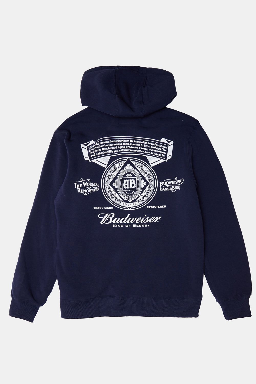 Haut à capuchon imprimé Budweiser homme Haut à capuchon imprimé Budweiser homme