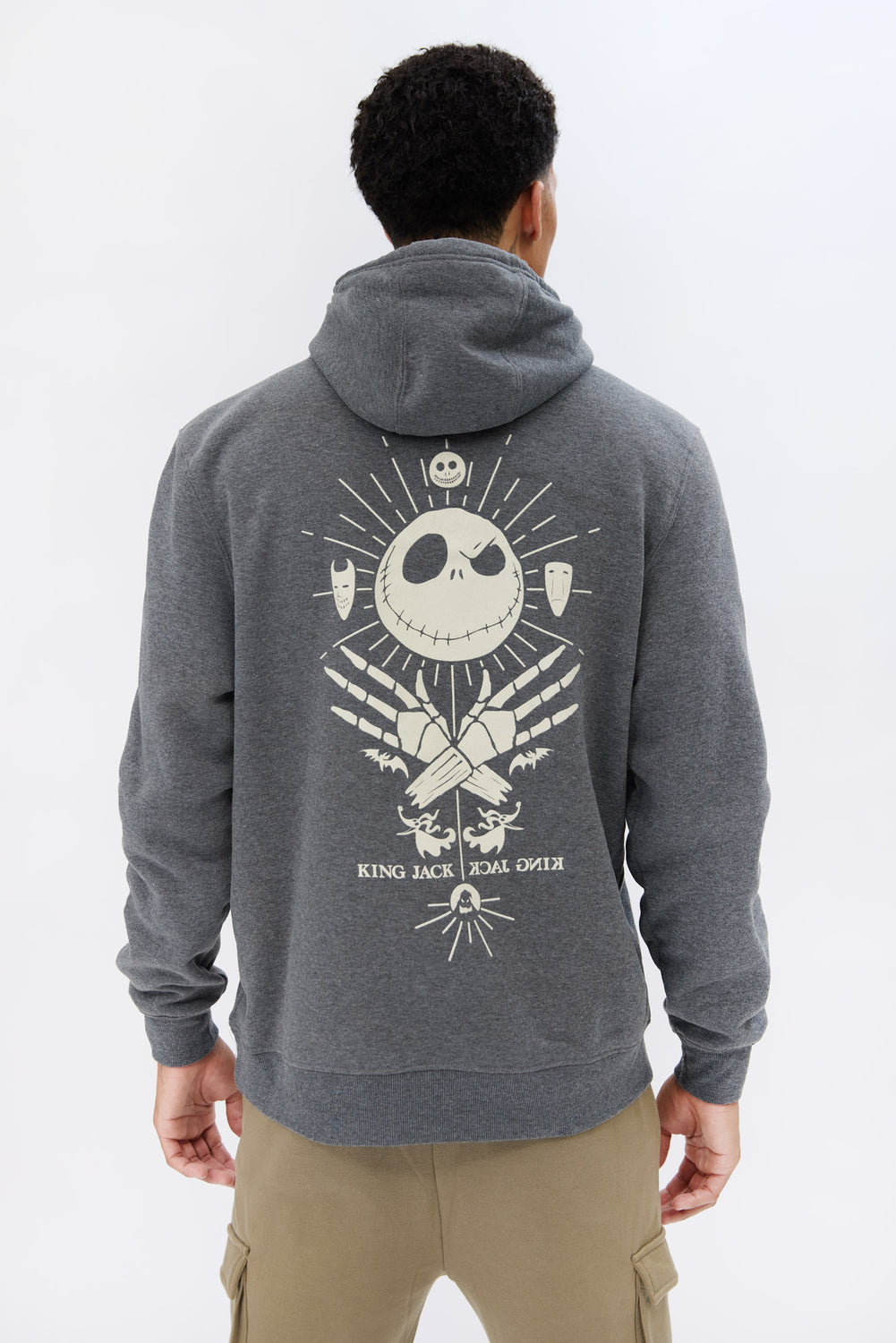 Mens Jack Skellington Graphic Hoodie Mens Jack Skellington Graphic Hoodie