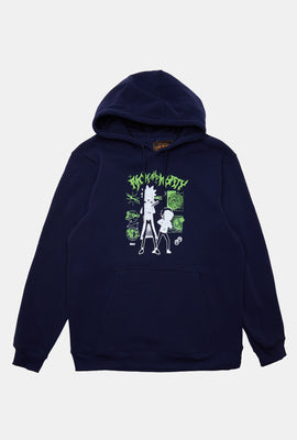 Mens Rick And Morty Puff Graphic Hoodie