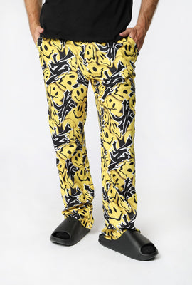 Zoo York Mens Melted Smiley Pajama Bottoms