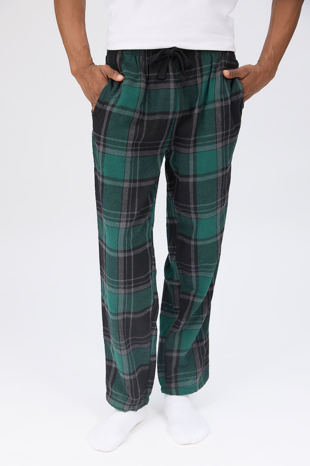 West49 Mens Flannel Plaid Pajama Bottoms West49 Mens Flannel Plaid Pajama Bottoms