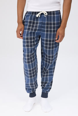 West49 Mens Flannel Plaid Pajama Jogger