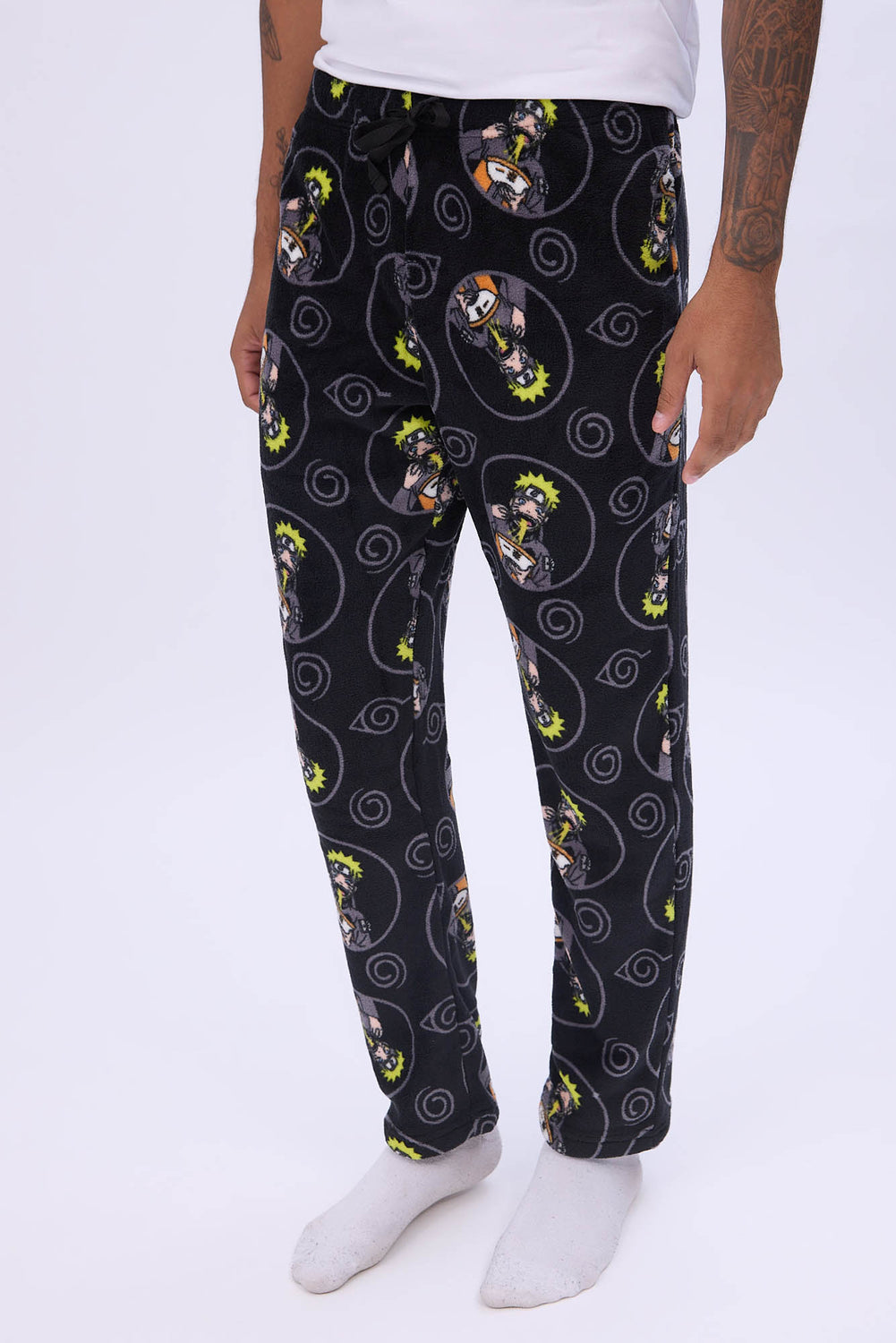 Mens Naruto Graphic Pajama Bottoms Mens Naruto Graphic Pajama Bottoms