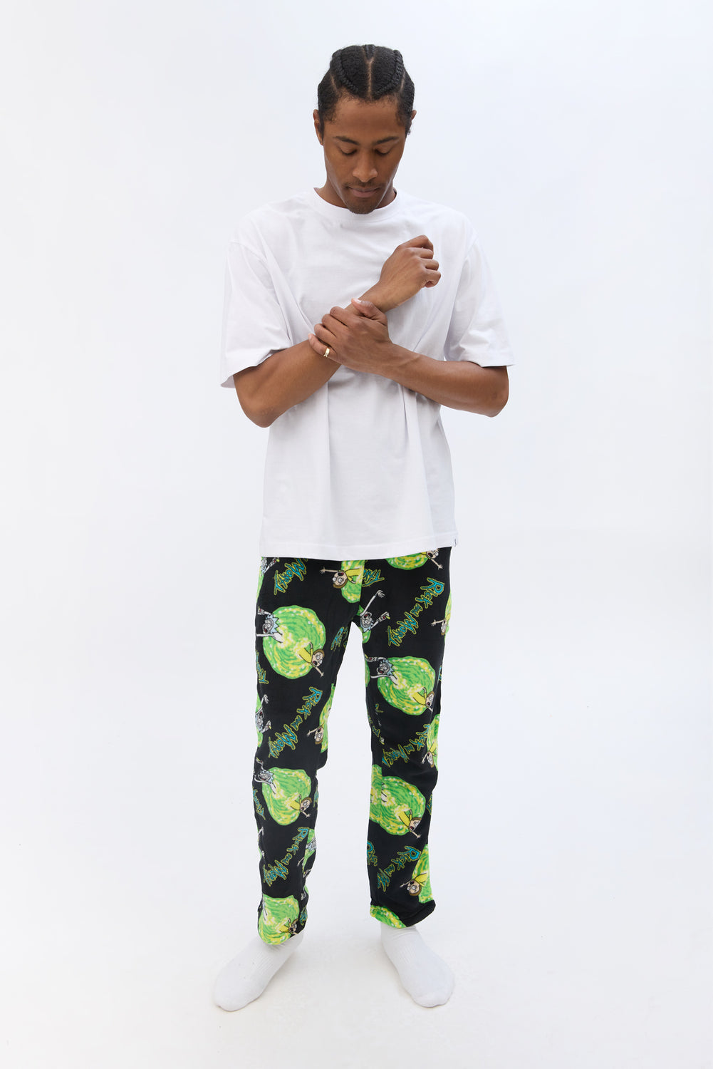 Mens Rick And Morty Pajama Bottoms Mens Rick And Morty Pajama Bottoms