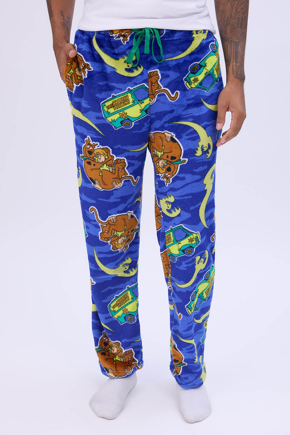 Mens Scooby-Doo Graphic Pajama Bottoms Mens Scooby-Doo Graphic Pajama Bottoms