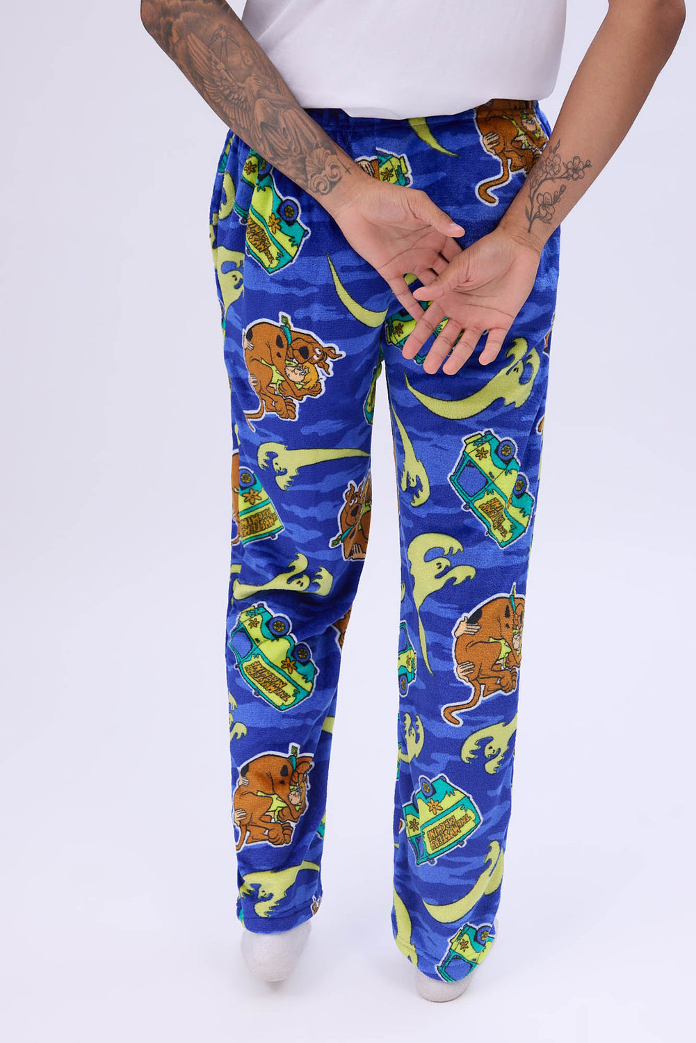 Mens Scooby-Doo Graphic Pajama Bottoms Mens Scooby-Doo Graphic Pajama Bottoms