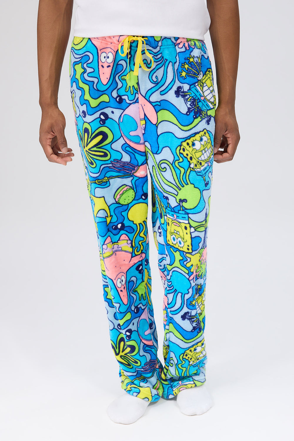 Mens SpongeBob & Patrick Pajama Bottoms Mens SpongeBob & Patrick Pajama Bottoms