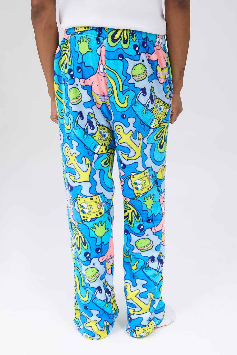 Mens SpongeBob & Patrick Pajama Bottoms Mens SpongeBob & Patrick Pajama Bottoms