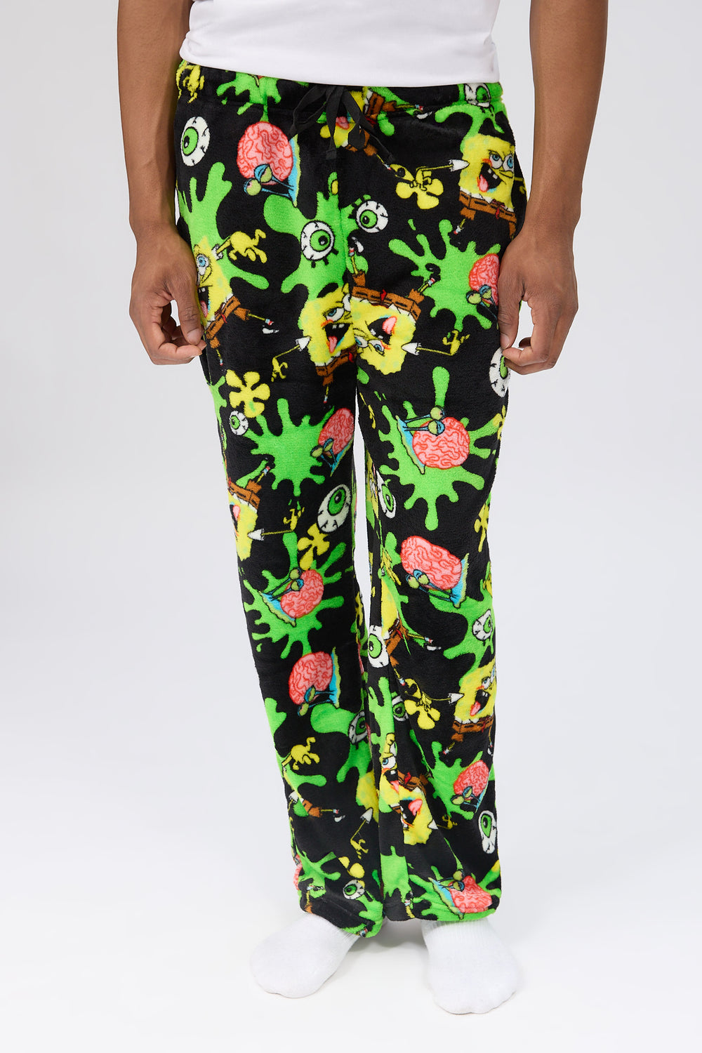 Mens SpongeBob SquarePants Pajama Bottoms Mens SpongeBob SquarePants Pajama Bottoms