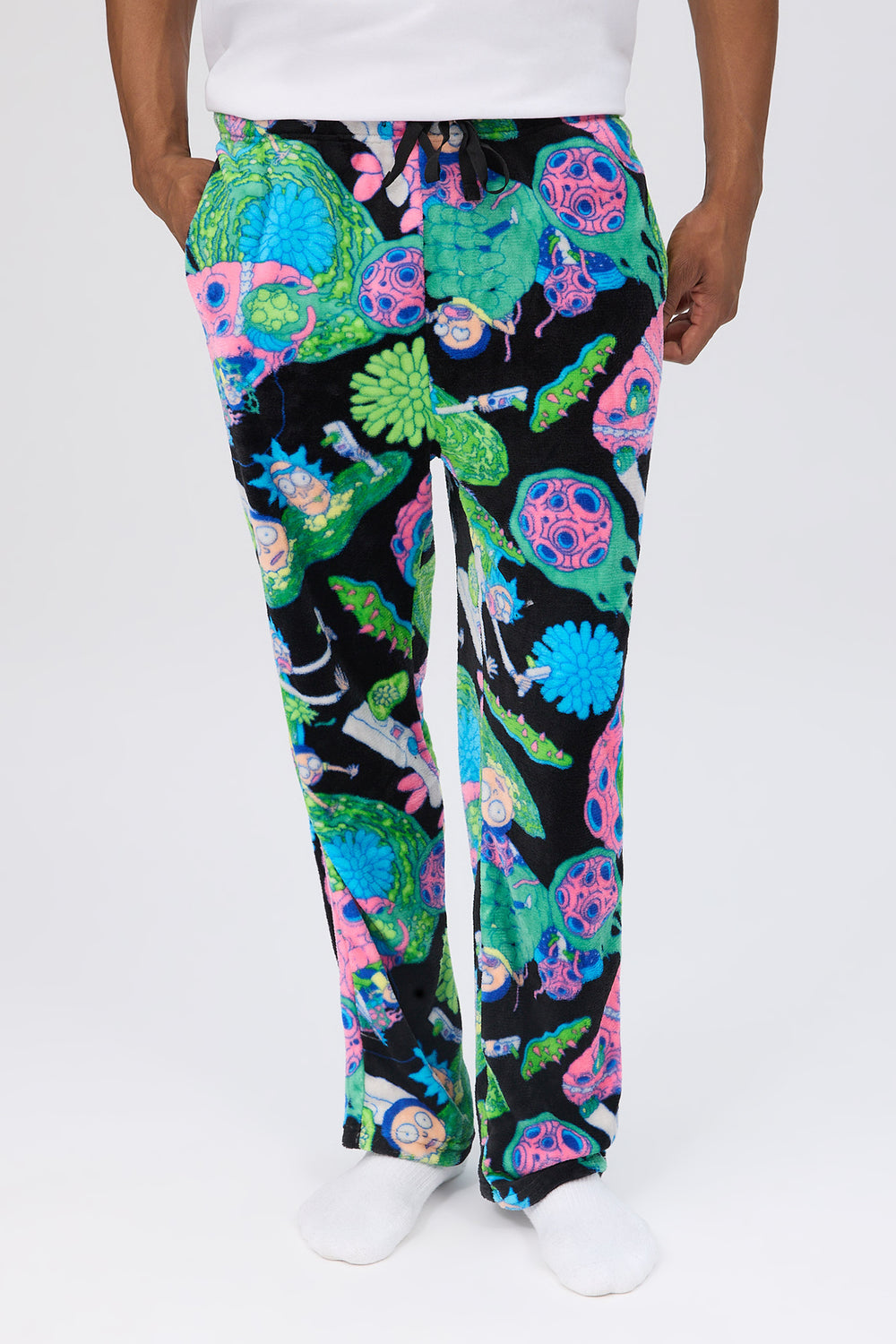 Mens Rick And Morty Portal Pajama Bottoms Mens Rick And Morty Portal Pajama Bottoms