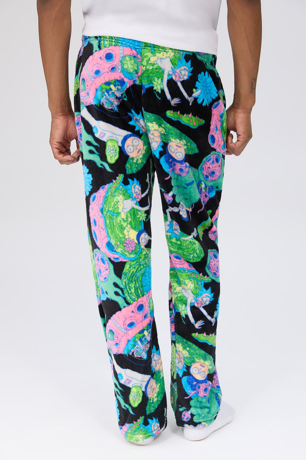 Mens Rick And Morty Portal Pajama Bottoms Mens Rick And Morty Portal Pajama Bottoms