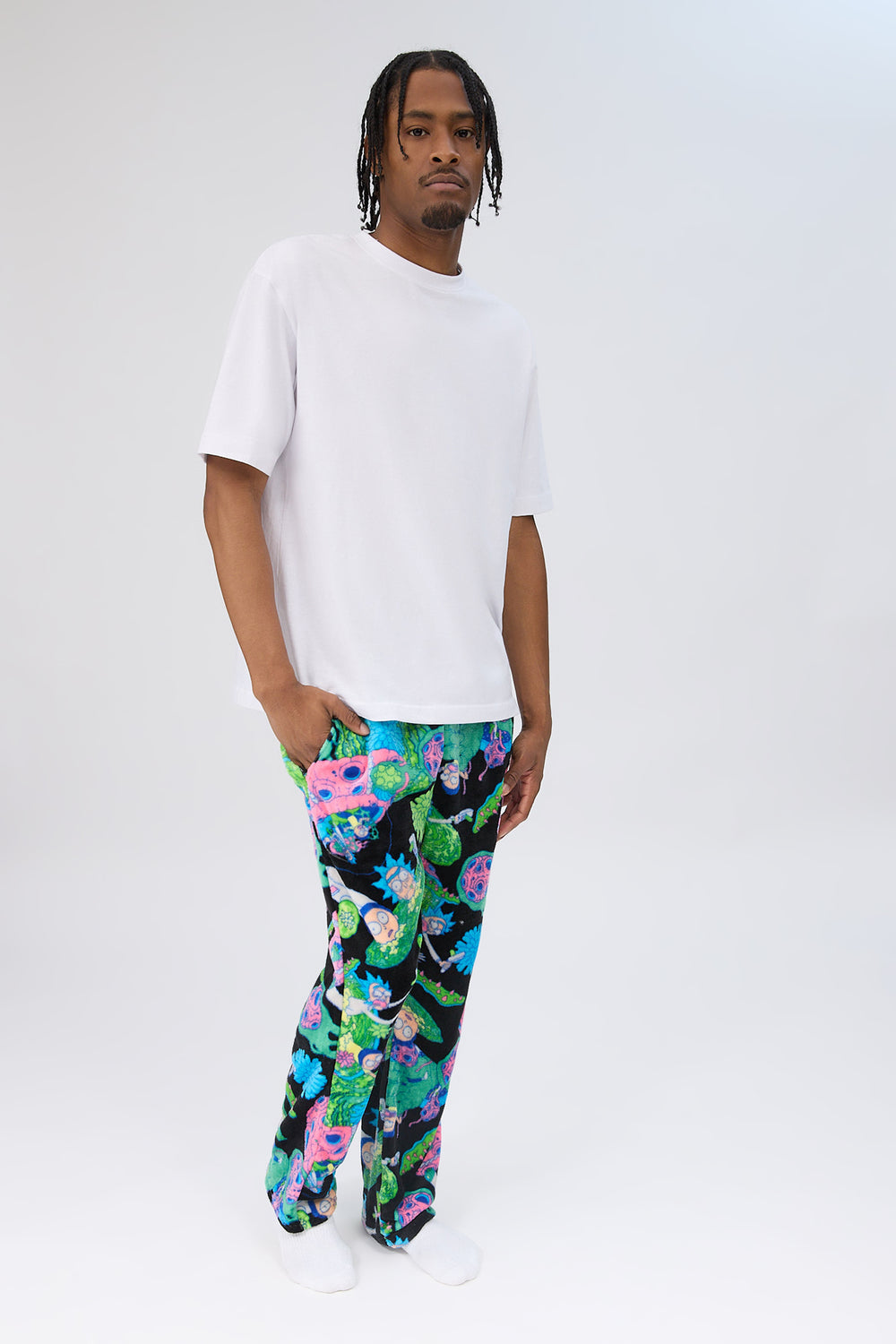 Mens Rick And Morty Portal Pajama Bottoms Mens Rick And Morty Portal Pajama Bottoms