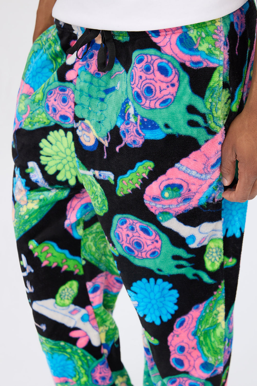 Mens Rick And Morty Portal Pajama Bottoms Mens Rick And Morty Portal Pajama Bottoms