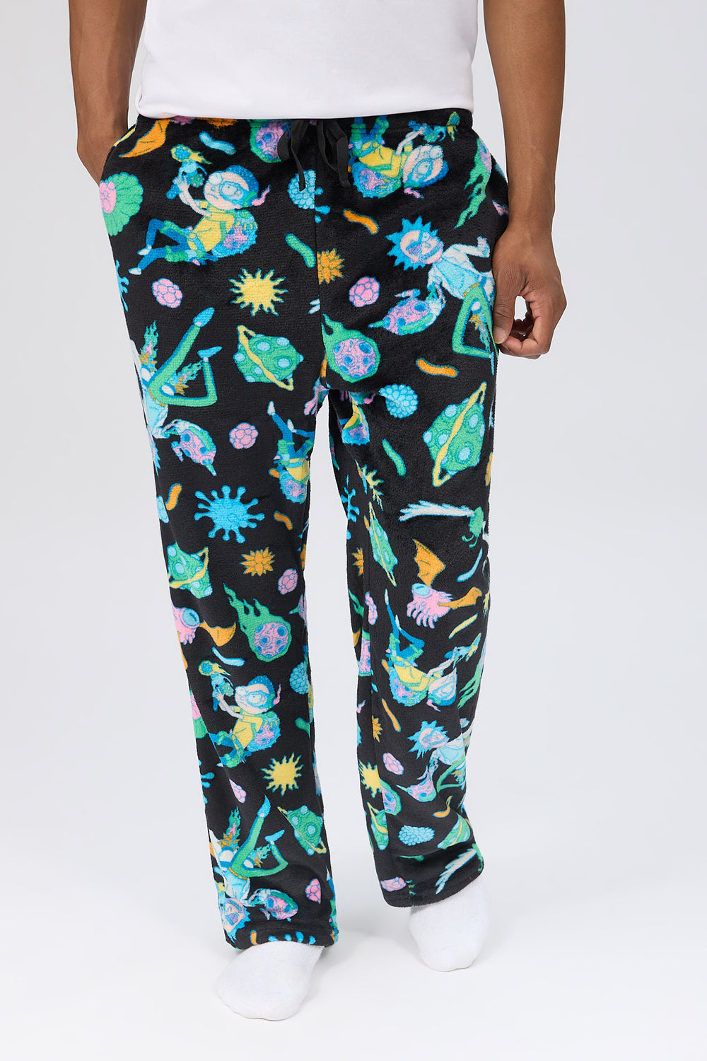 Mens Rick And Morty Space Pajama Bottoms West49