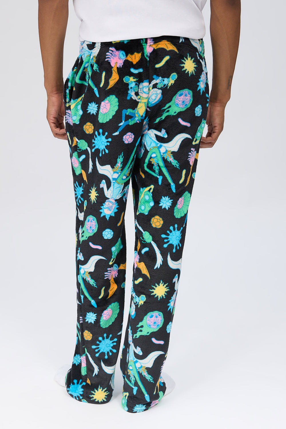 Mens Rick And Morty Space Pajama Bottoms Mens Rick And Morty Space Pajama Bottoms