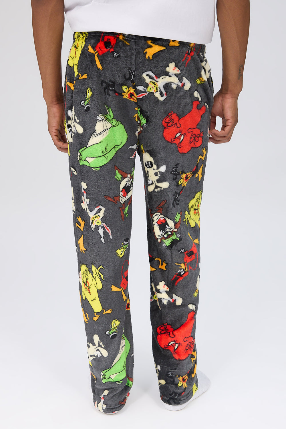 Bas de pyjama en polaire imprimé Looney Tunes homme Bas de pyjama en polaire imprimé Looney Tunes homme