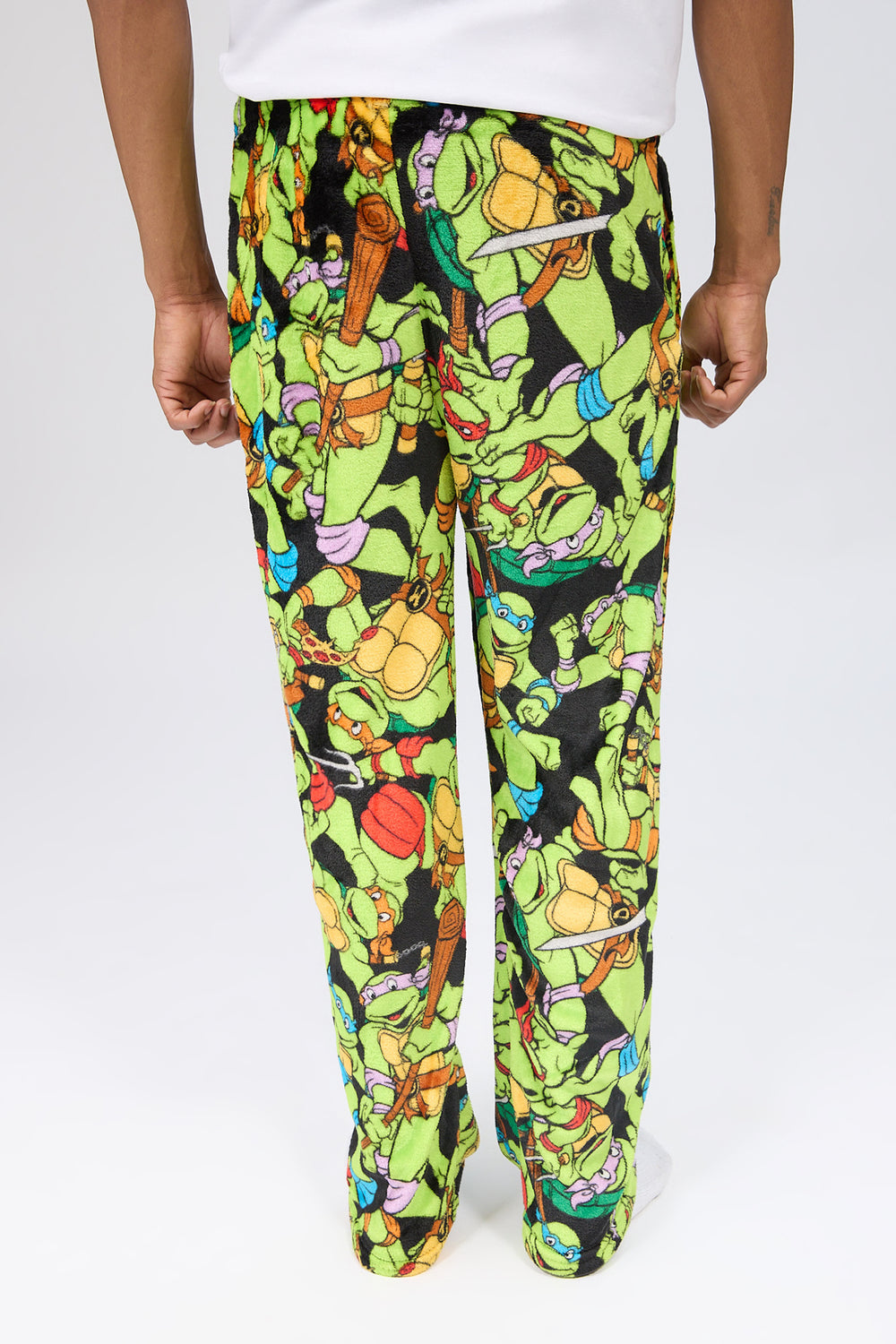 Bas de pyjama en polaire imprimé TMNT homme Bas de pyjama en polaire imprimé TMNT homme