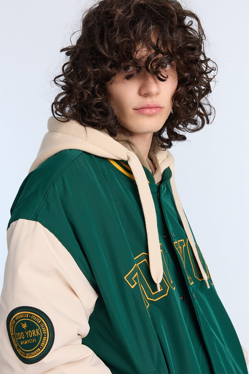 Zoo York Mens Nylon Varsity Jacket Zoo York Mens Nylon Varsity Jacket