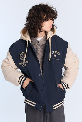 Zoo York Mens Nylon Varsity Jacket