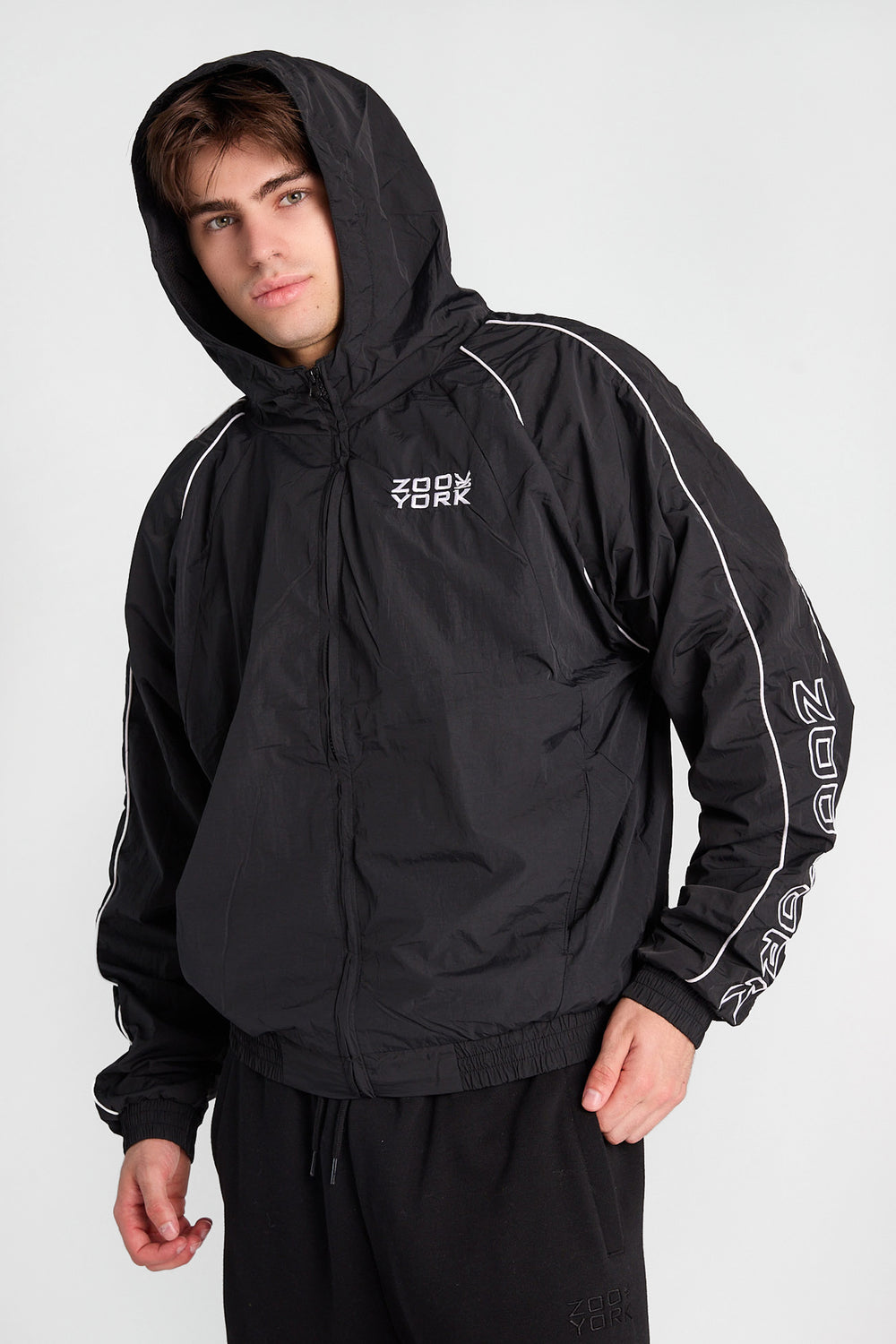 Veste de survêtement en nylon Zoo York Veste de survêtement en nylon Zoo York